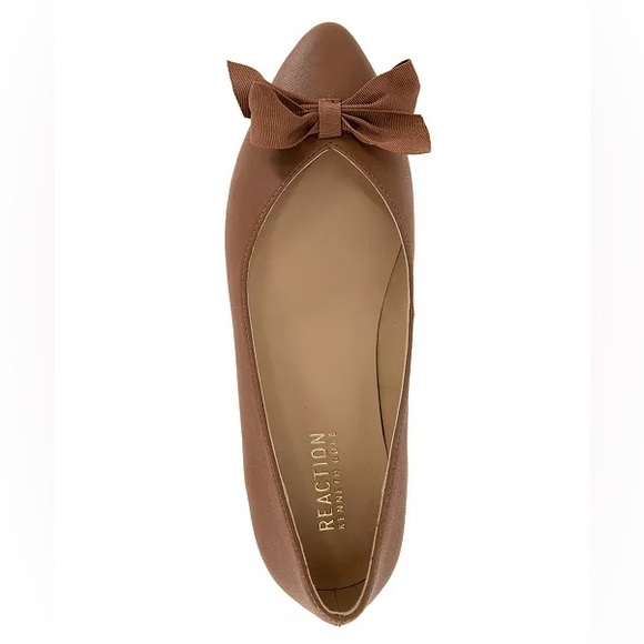 NWOB~ KENNETH COLE REACTION Lily Bow Pointed Toe Flat SIZE 6 - Picture 3 of 5